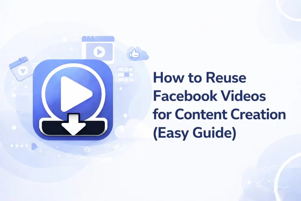 How to Reuse Facebook Videos for Content Creation (Easy Guide)